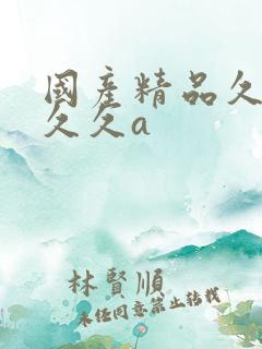 国产精品久久久久久a