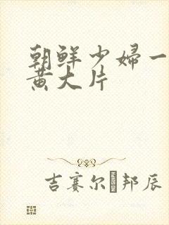 朝鲜少妇一级特黄大片