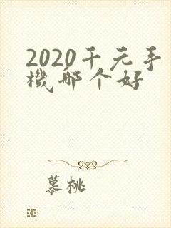 2020千元手机哪个好