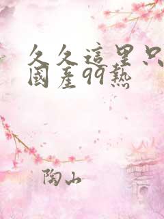 久久这里只精品国产99热