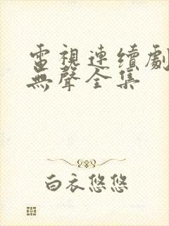 电视连续剧密战无声全集