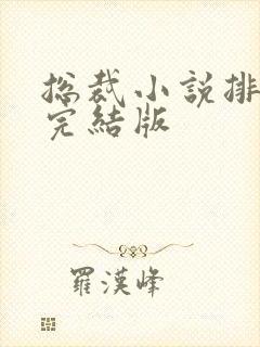 总裁小说排行榜完结版