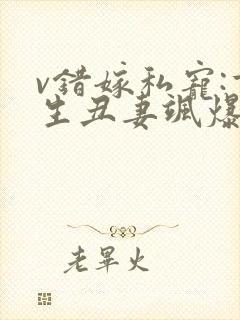 v错嫁私宠:重生丑妻飒爆了