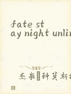 fate stay night unlimited blade