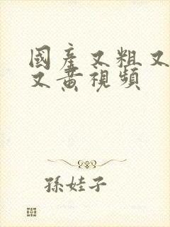 国产又粗又猛爽又黄视频