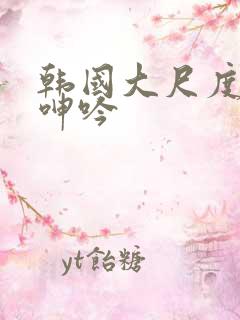 韩国大尺度床戏呻吟