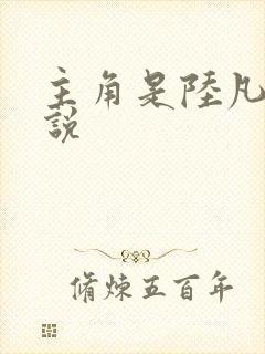 主角是陆凡的小说