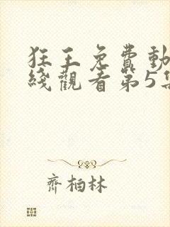 狂王免费动漫在线观看第5集