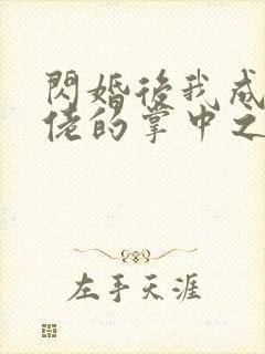 闪婚后我成了大佬的掌中之物完整视频