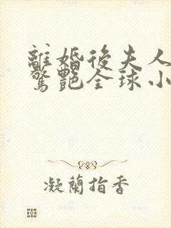 离婚后夫人携崽惊艳全球小说完整