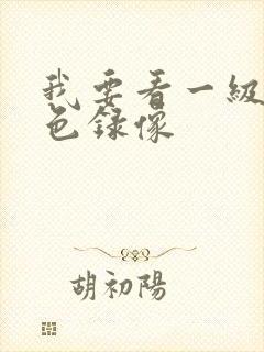 我要看一级片黄色录像