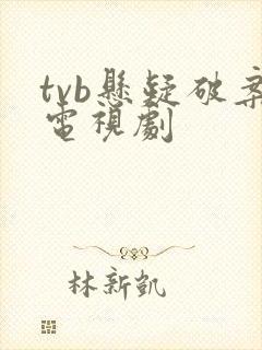 tvb悬疑破案电视剧