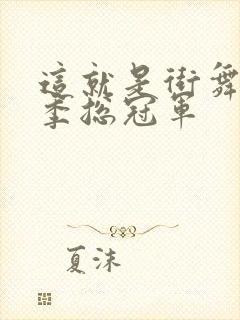 这就是街舞第四季总冠军