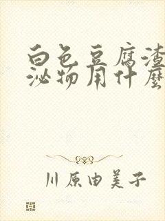 白色豆腐渣状分泌物用什么药