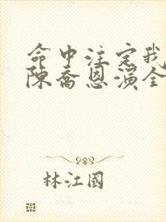 命中注定我爱你陈乔恩演全集