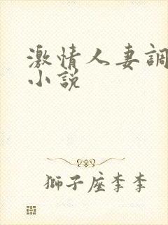 激情人妻调教奴小说