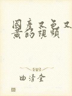 国产又色又爽又黄的视频