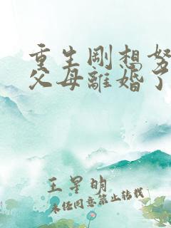 重生刚想努力,父母离婚了剧情