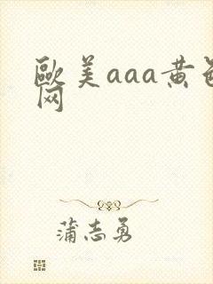 欧美aaa黄色网
