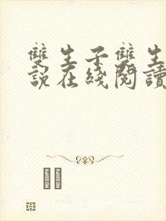 双生子双生女小说在线阅读