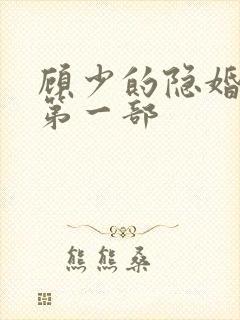 顾少的隐婚罪妻第一部