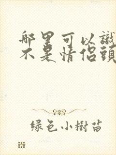 哪里可以识别是不是情侣头像