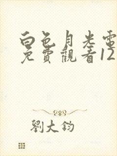 白色月光电视剧免费观看12集