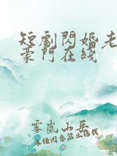 短剧闪婚老公是豪门在线