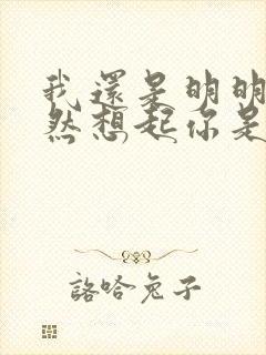 我还是明明会突然想起你是什么歌