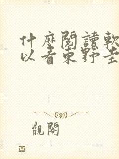 什么阅读软件可以看东野圭吾的书