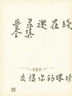 爱寻迷在线观看全集