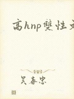 高hnp双性文