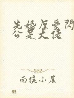 先婚厚爱闪婚老公是大佬