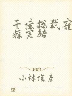 千亿总裁宠妻上瘾完结