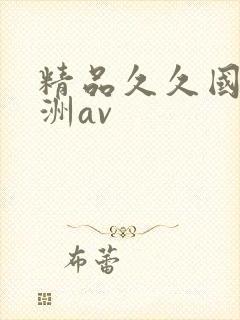 精品久久国产亚洲av