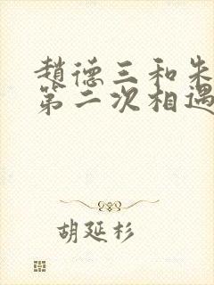 赵德三和朱秀芳第二次相遇小说结局