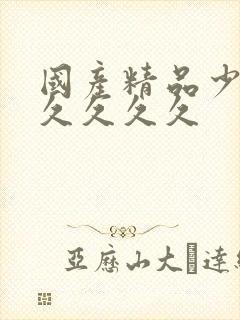 国产精品少妇久久久久久