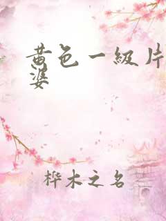 黄色一级片老太婆