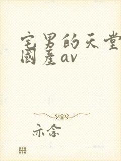 宅男的天堂亚洲国产av