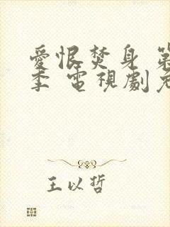 爱恨焚身 第一季 电视剧免费观看