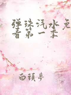 弹珠汽水免费观看第一季