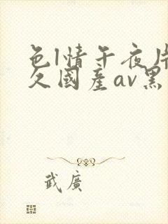 色l情午夜片久久国产av黑人