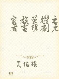 家族荣耀之继承者电视剧免费观看全集完整版