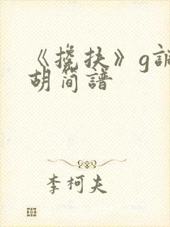 《搀扶》g调二胡简谱