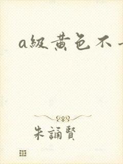 a级黄色不卡网