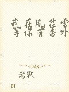 我在风花雪月里等你有番外吗