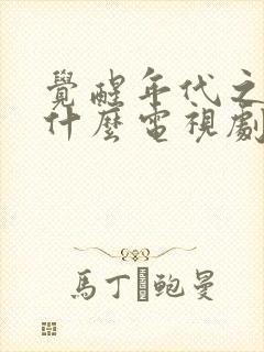 觉醒年代之后接什么电视剧