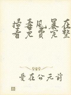 扫毒风暴在线观看免费完整版国语