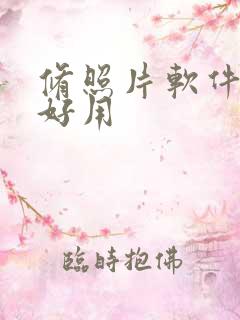 修照片软件哪个好用