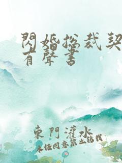 闪婚总裁契约妻有声书